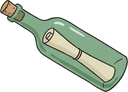 Flaschenpost öffnen: Schatzkarte zum Verein